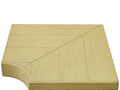 Угловой элемент AquaViva 500х500х70-40, Wood бежевый Угловой элемент AquaViva 500х500х70-40, Wood бежевый