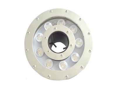 Прожектор LED AquaViva (9led 20W 12V) RGB для фонтана с отв.под форсунку 50мм