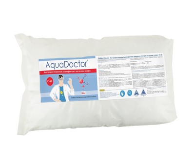 Дезинфектант для бассейна на основе хлора быстрого действия AquaDoctor C-60 50 кг